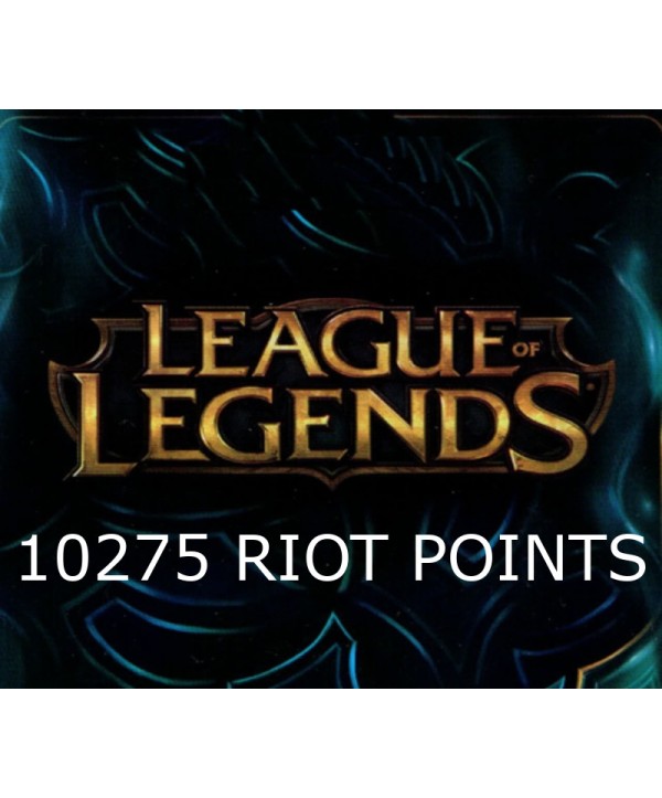 League of Legends 10275 RP Prepaid Card TURKEY Key 